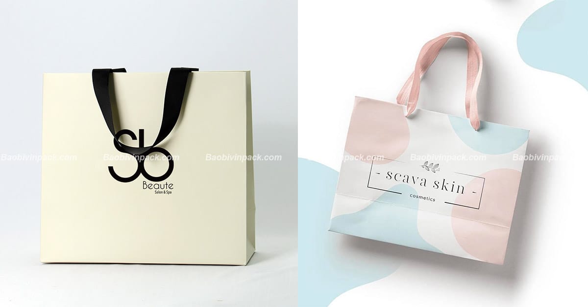Túi giấy đựng mỹ phẩm Vinpack