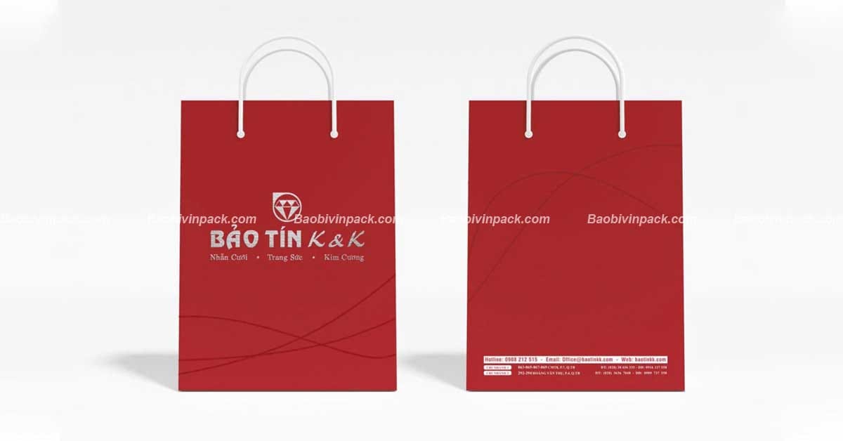 Túi giấy đựng trang sức Vinpack