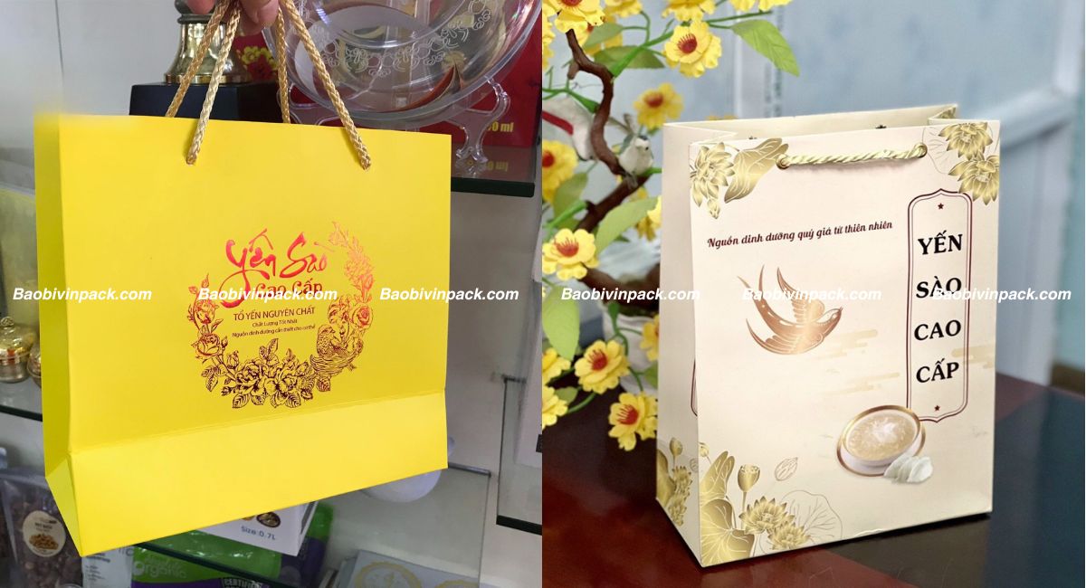 Túi giấy đựng yến sào