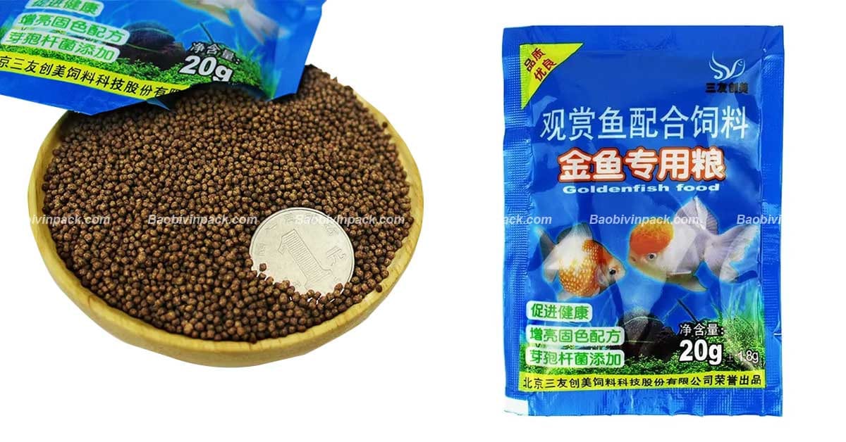 Bao bì đựng thức ăn cá cảnh - 3