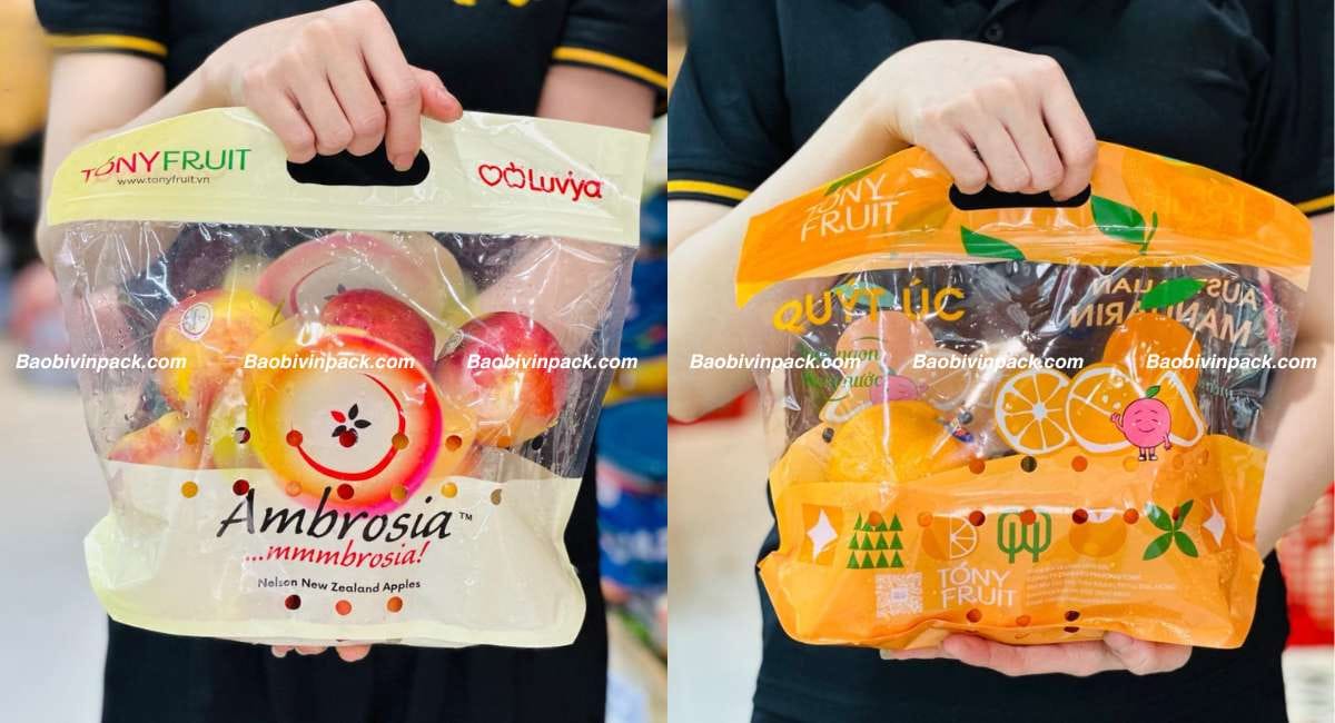 Bao bì đựng trái cây tươi