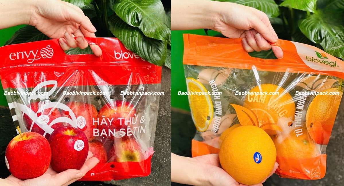 Bao bì đựng trái cây tươi