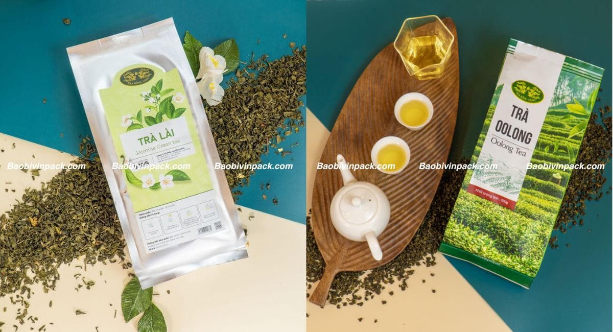 Mẫu thiết kế bao bì trà, túi đựng chè