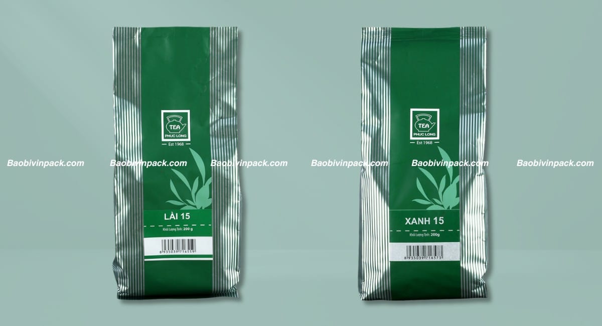 Mẫu thiết kế bao bì trà, túi đựng chè