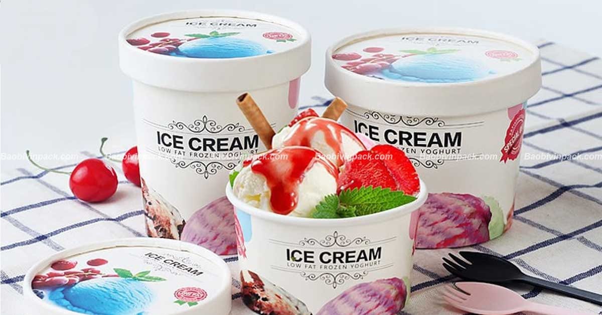 Ly giấy đựng kem - 9