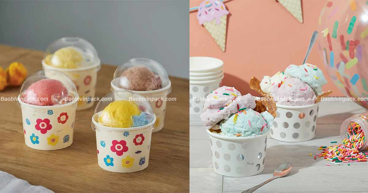 Ly giấy đựng kem Vinpack