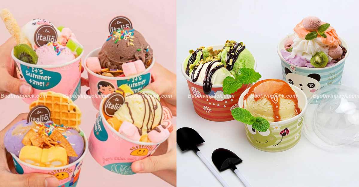 Ly giấy đựng kem Vinpack