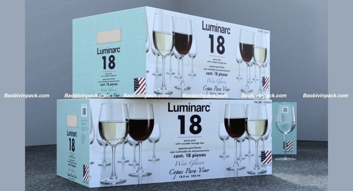 In thùng carton đựng đồ dễ vỡ