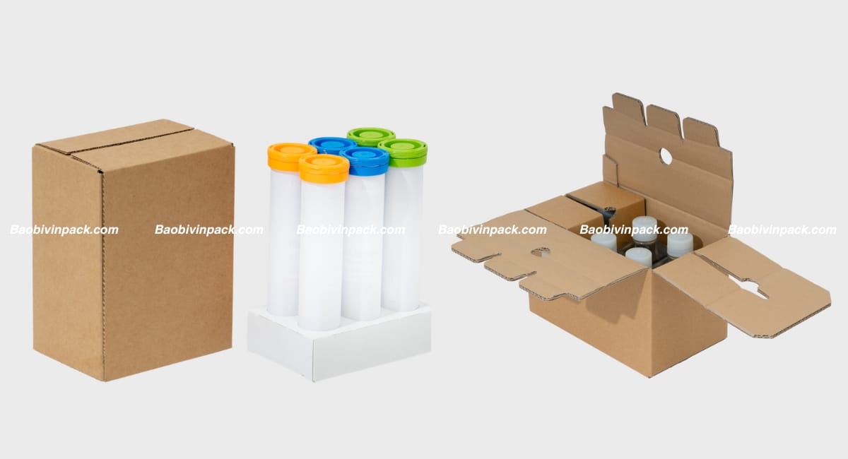 Kiểu dáng thùng carton đựng dược phẩm y tế