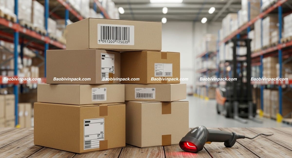 Thùng carton đựng hàng vận chuyển