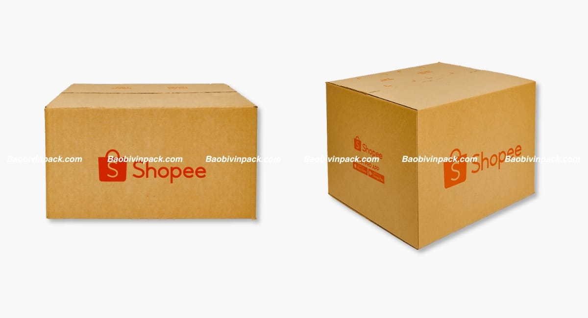 In thùng carton đựng hàng vận chuyển