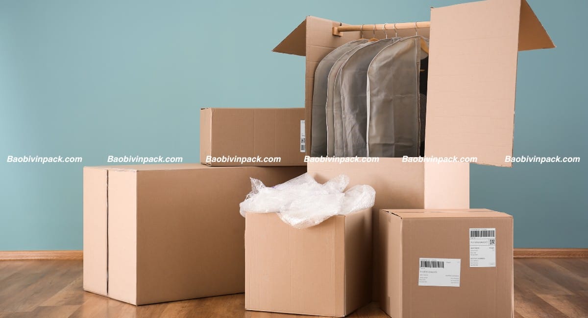 Kích thước thùng carton đựng quần áo