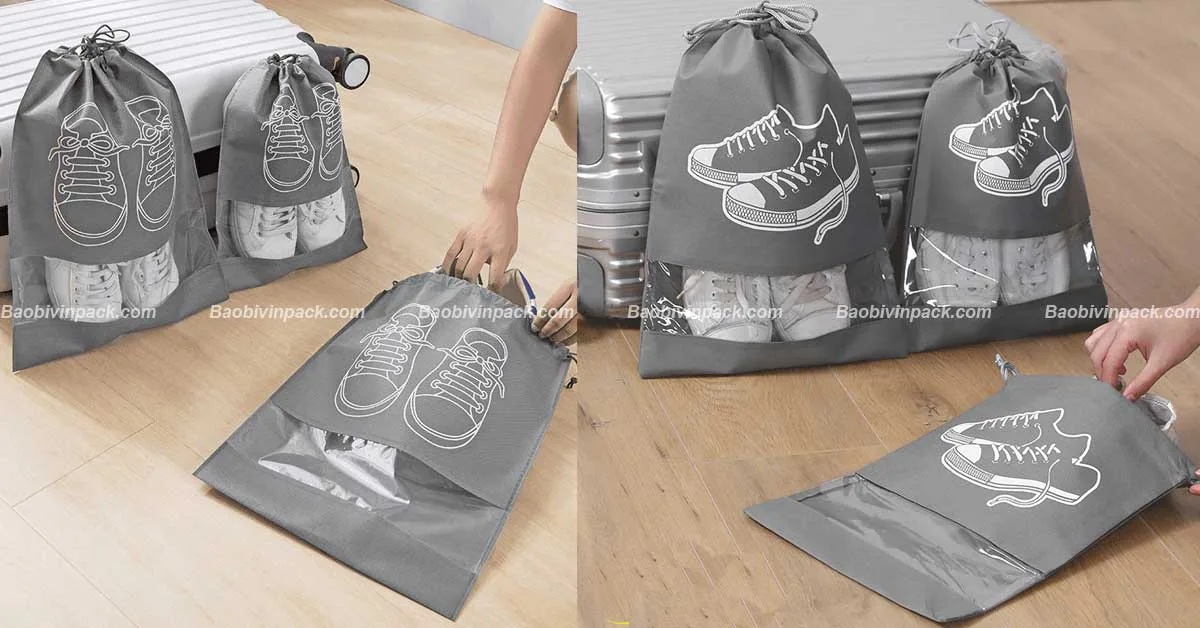 Tổng quan túi vải đựng giày
