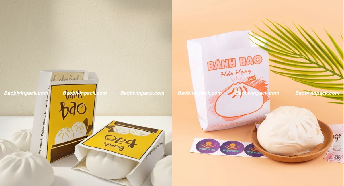 Túi giấy đựng bánh bao