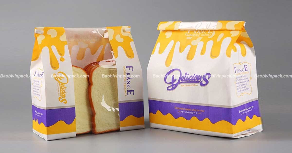 Túi giấy đựng bánh mì sandwich - 3