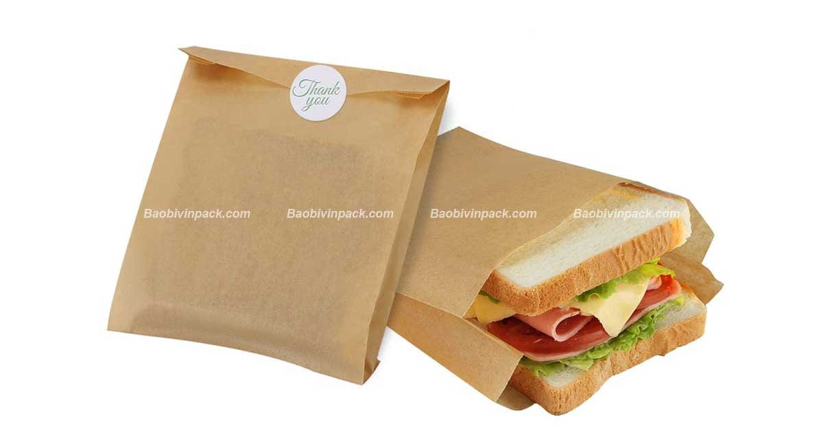 Túi giấy đựng bánh mì sandwich - 4