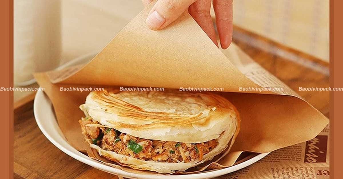Túi giấy đựng bánh mì tam giác - 3