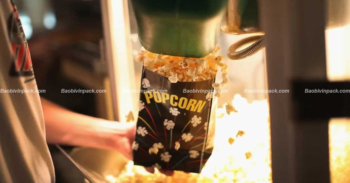 túi giấy đựng bỏng ngô - 2
