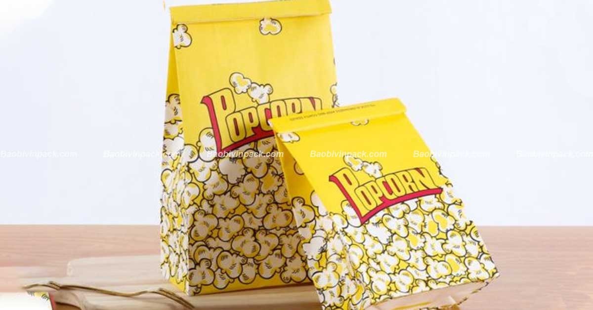 túi giấy đựng bỏng ngô - 3