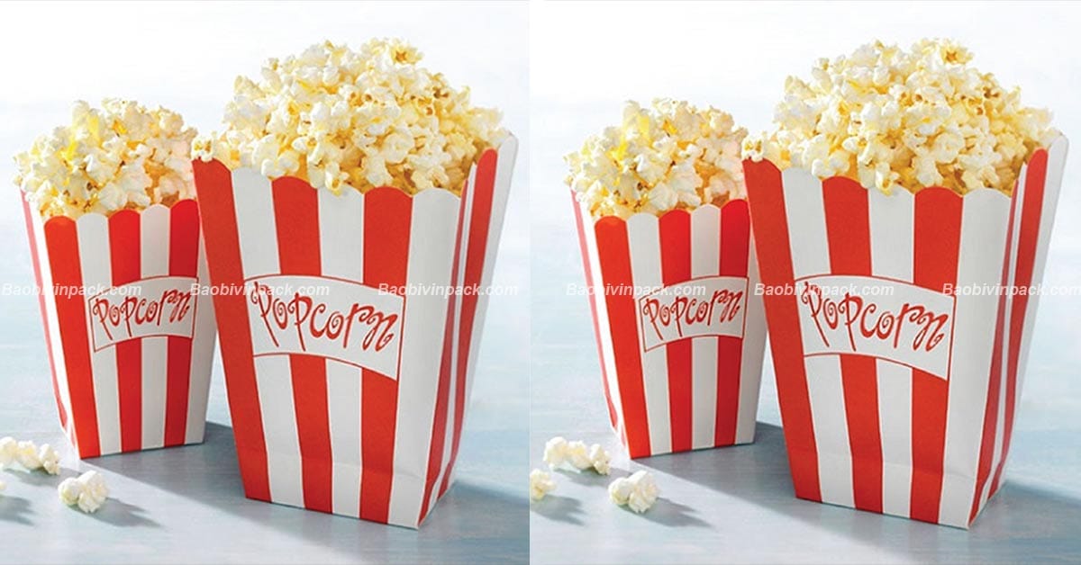 Túi giấy đựng bỏng ngô Vinpack