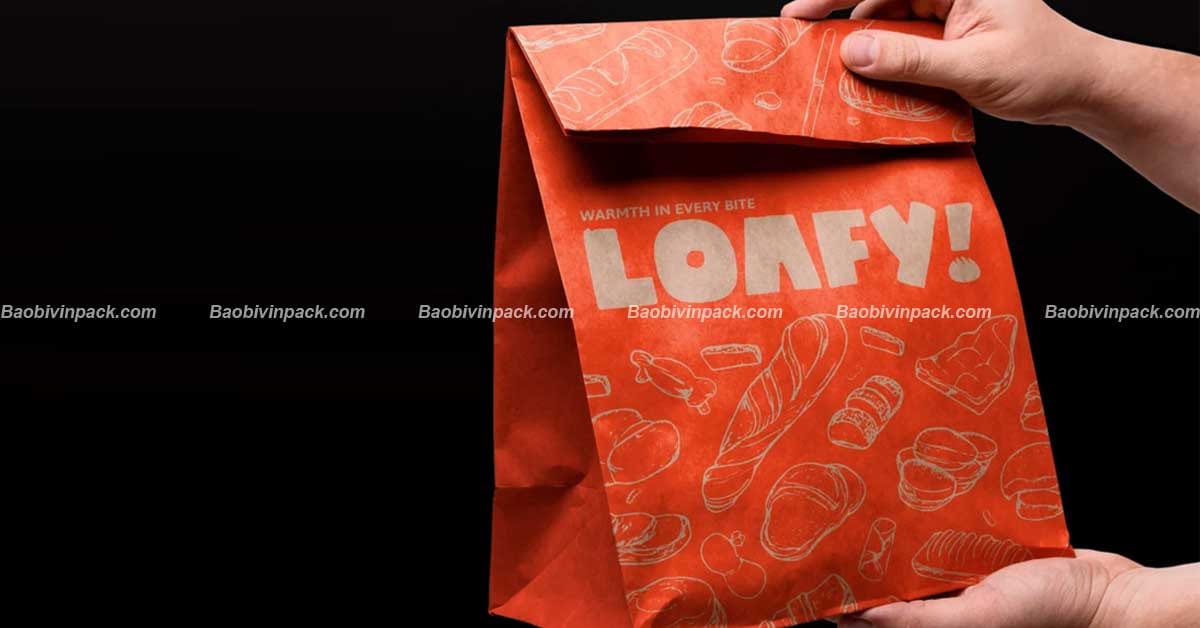 Túi giấy đựng đồ chiên - 1