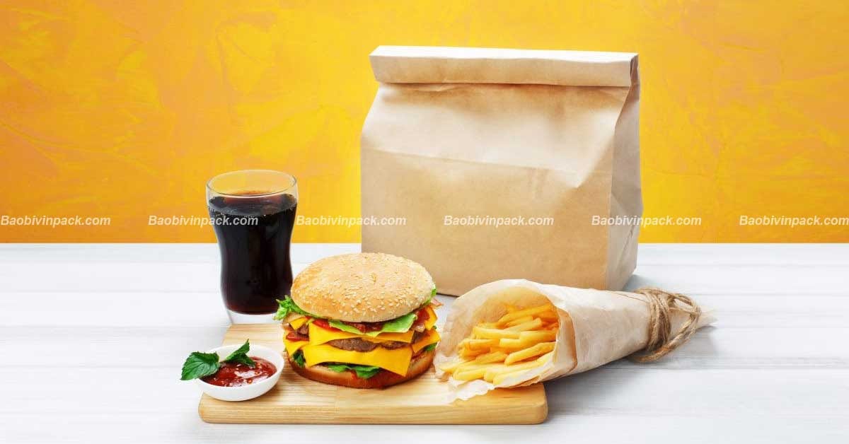 Túi giấy đựng đồ chiên - 7