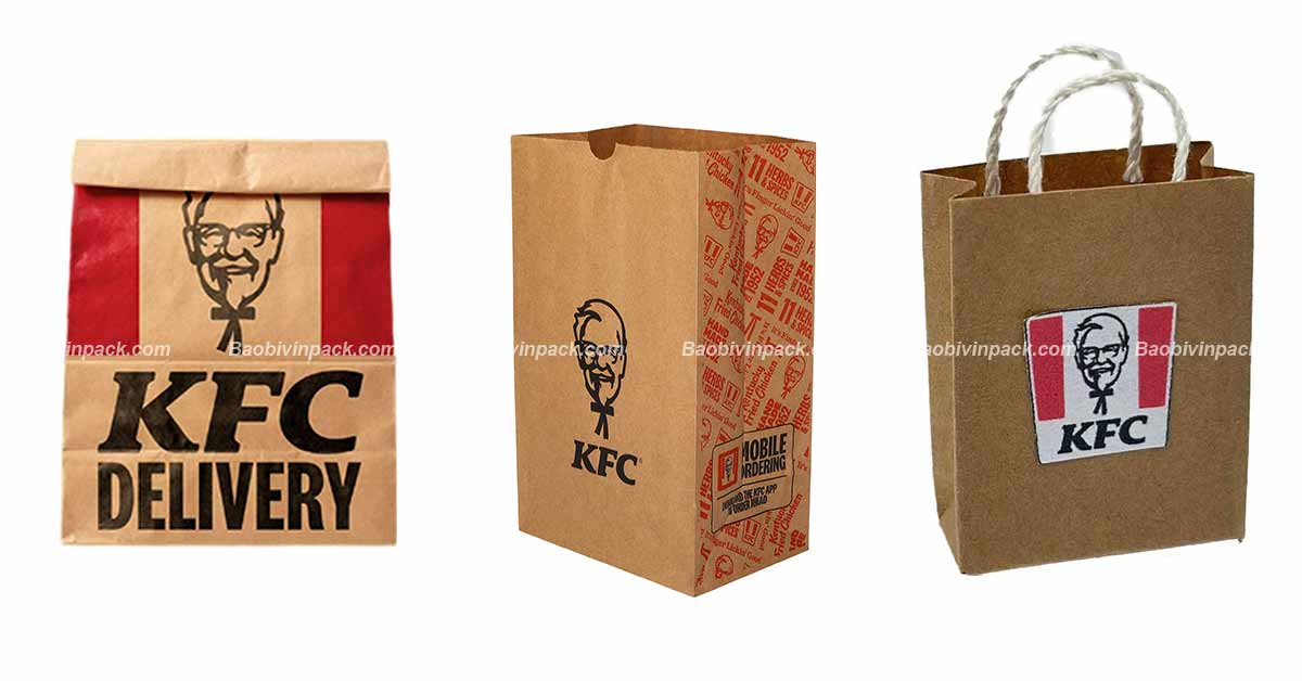 Túi giấy đựng đồ chiên Vinpack