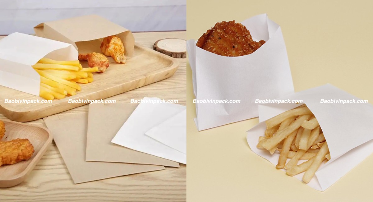 Túi giấy đựng gà rán