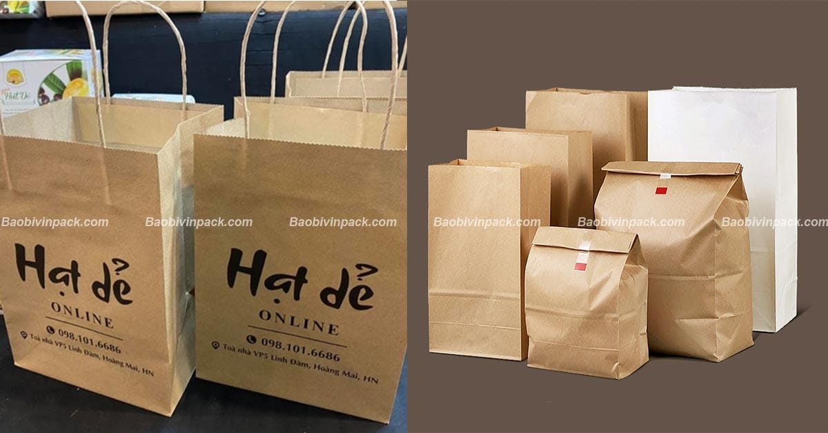 Túi giấy đựng hạt Vinpack