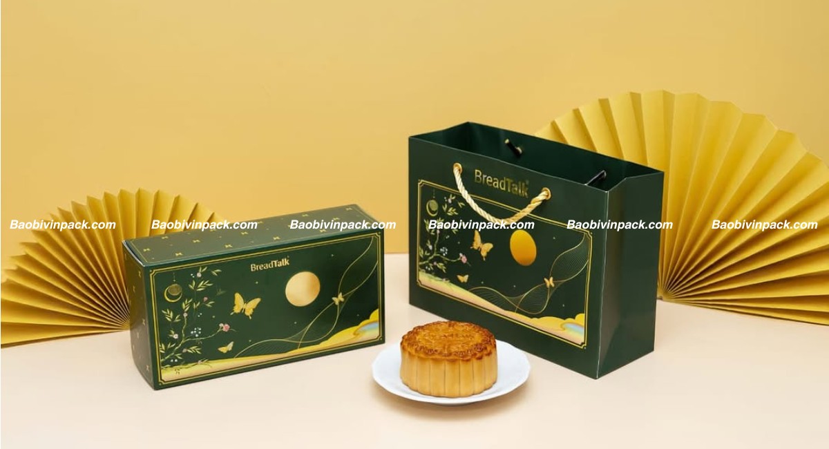 Mẫu túi giấy đựng hộp bánh