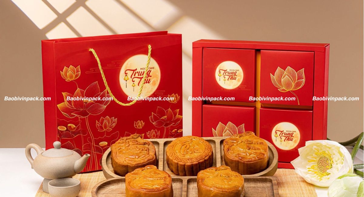 Mẫu túi giấy đựng hộp bánh