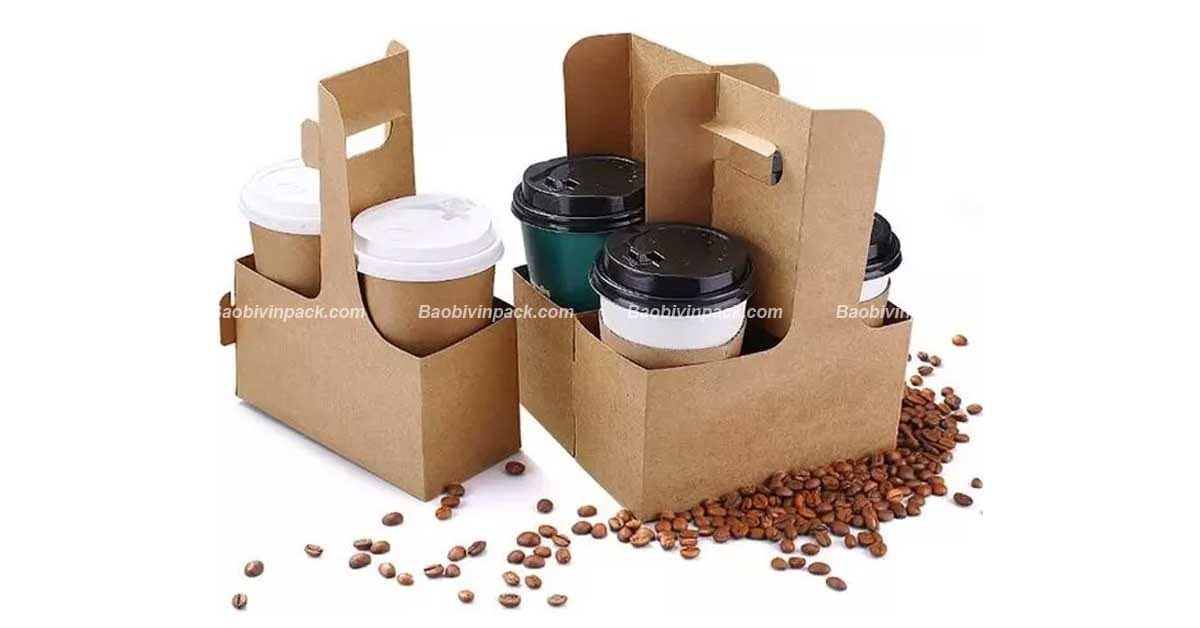 Túi giấy đựng trà sữa - 1