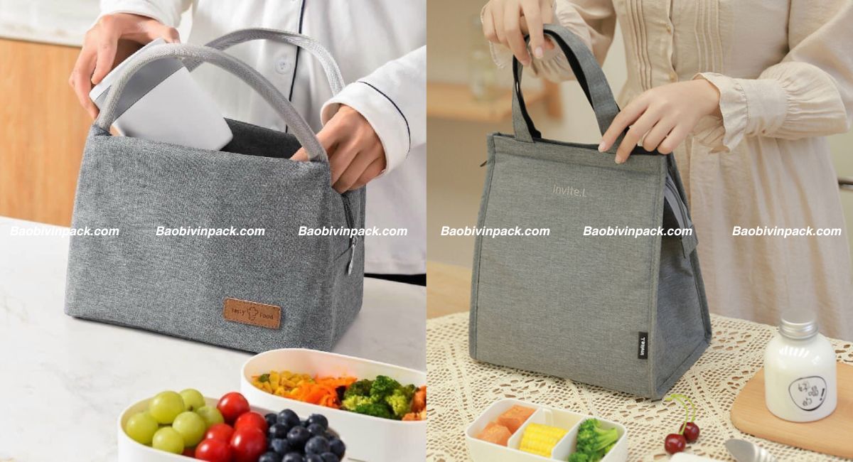 Kích thước túi giữ nhiệt đựng hộp cơm