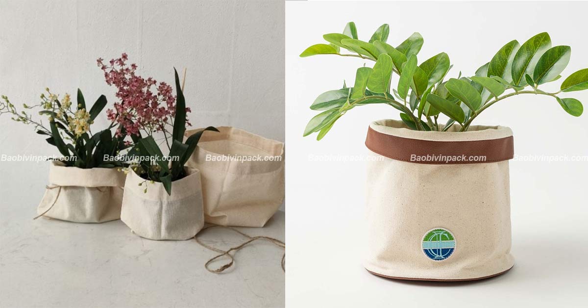 Túi vải bọc chậu cây Vinpack