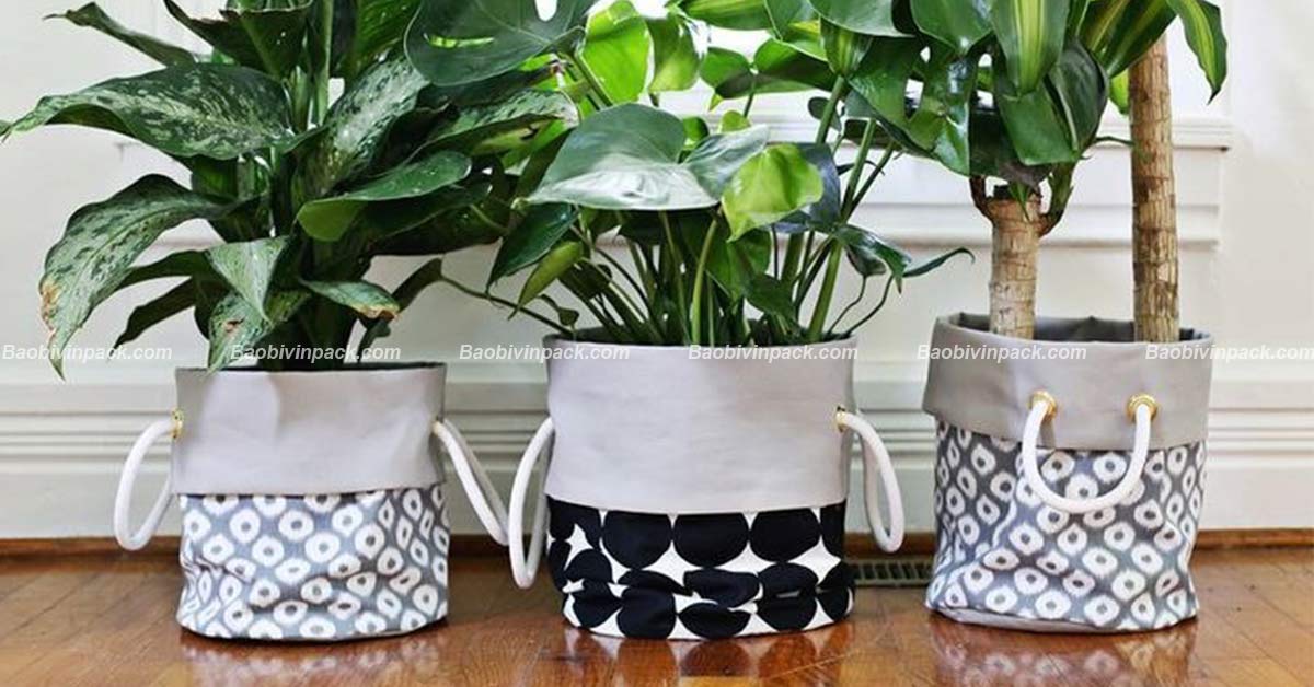 Túi vải bọc chậu cây Vinpack