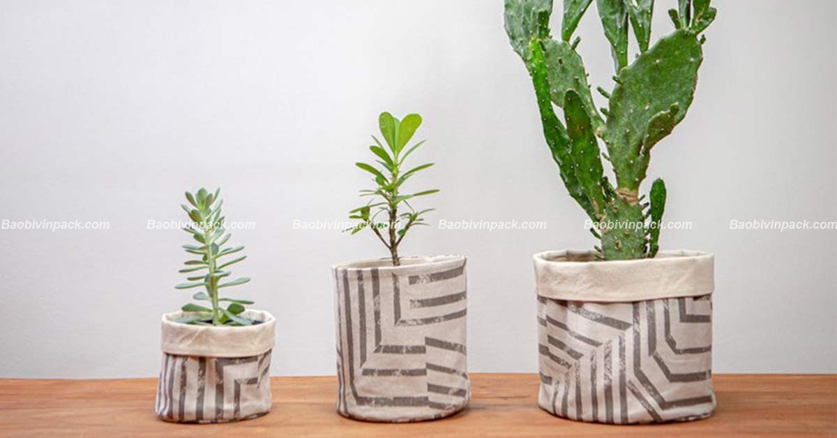 Túi vải bọc chậu cây Vinpack