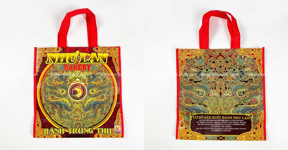 Túi vải đựng bánh trung thu - 3