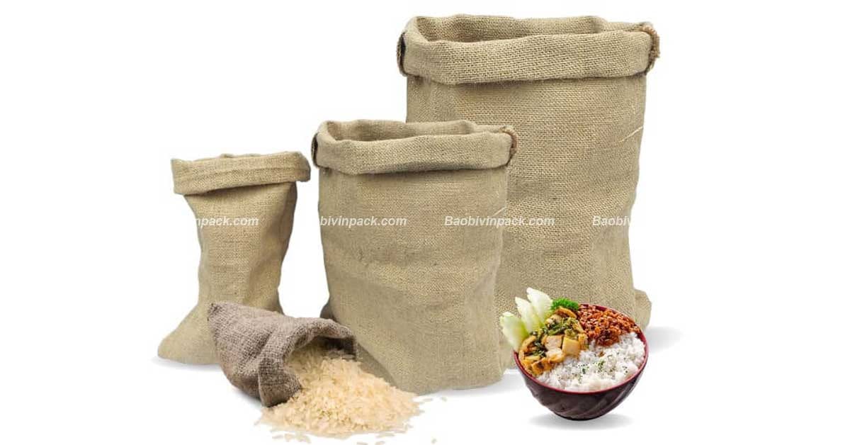 Túi vải đựng gạo - 6