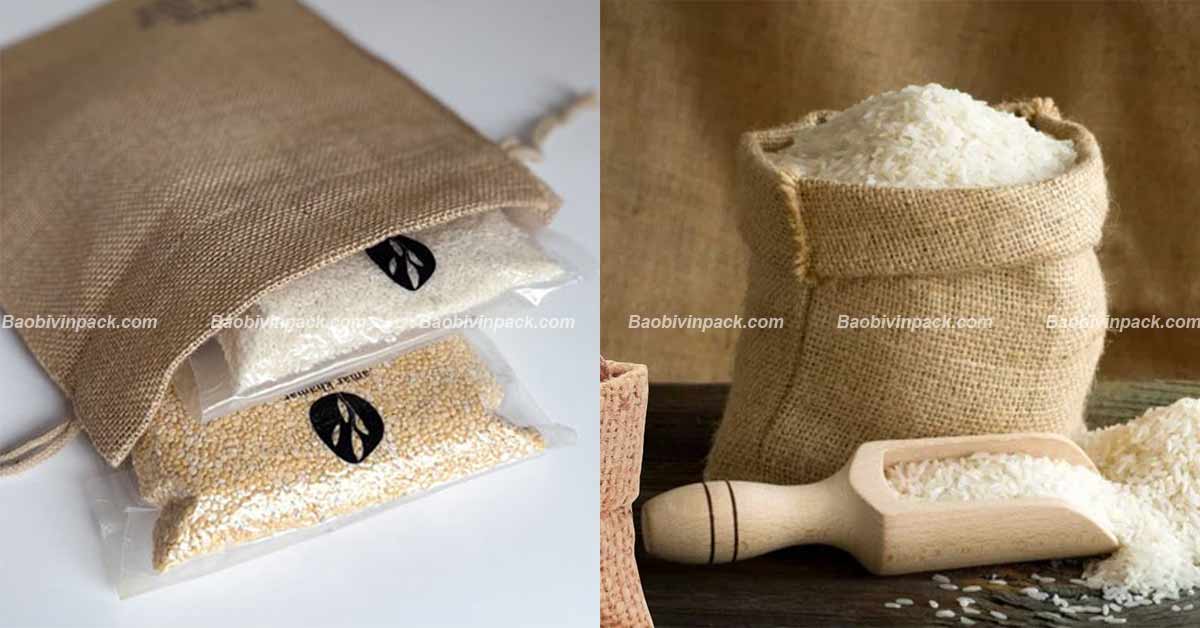 Túi vải đựng gạo Vinpack