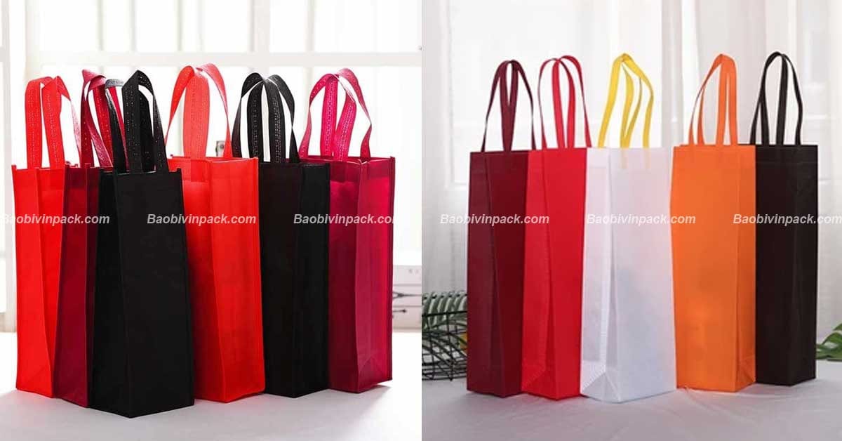 Túi vải đựng rượu - 4