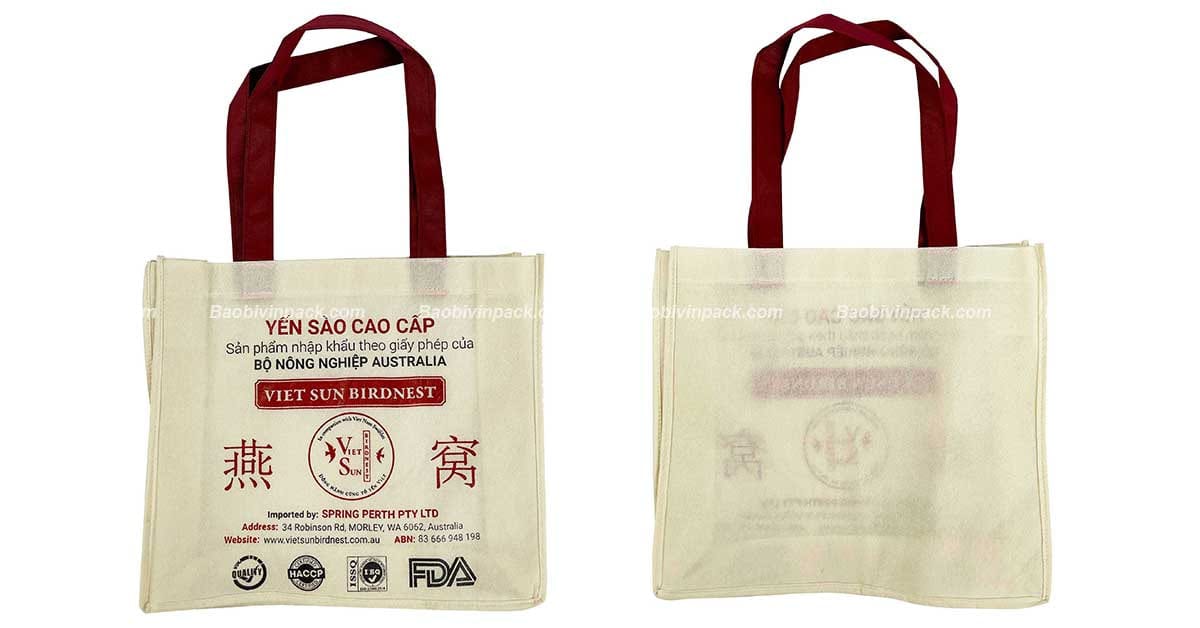 Túi vải đựng yến sào - 3