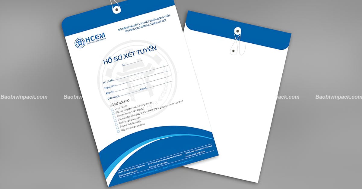 Túi giấy đựng hồ sơ Vinpack