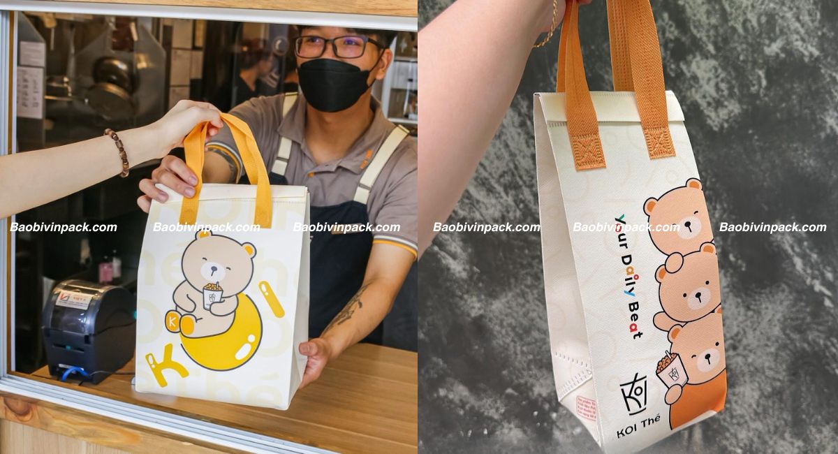 Mẫu túi giữ nhiệt đựng đồ uống