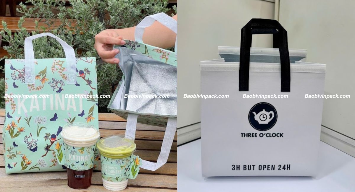 Mẫu túi giữ nhiệt đựng đồ uống