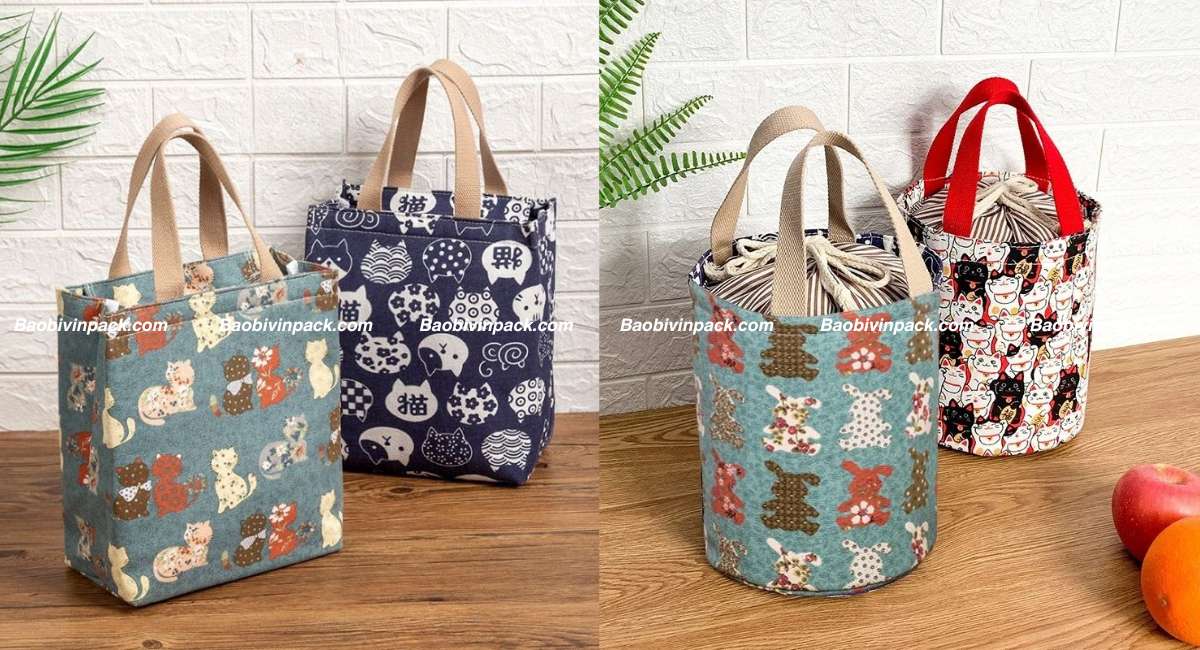 Túi vải canvas giữ nhiệt