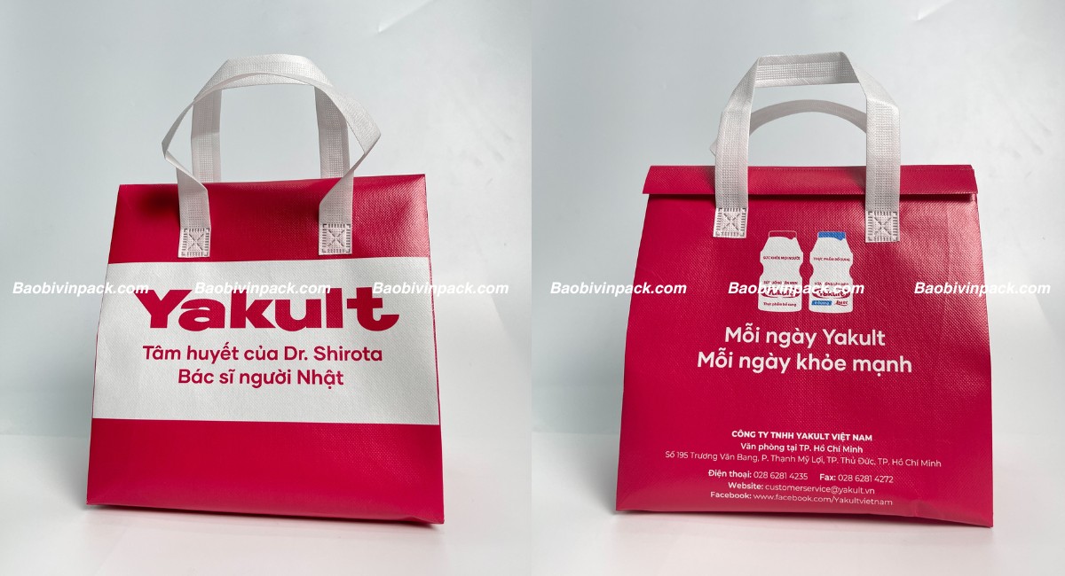 Mẫu túi vải không dệt giữ nhiệt