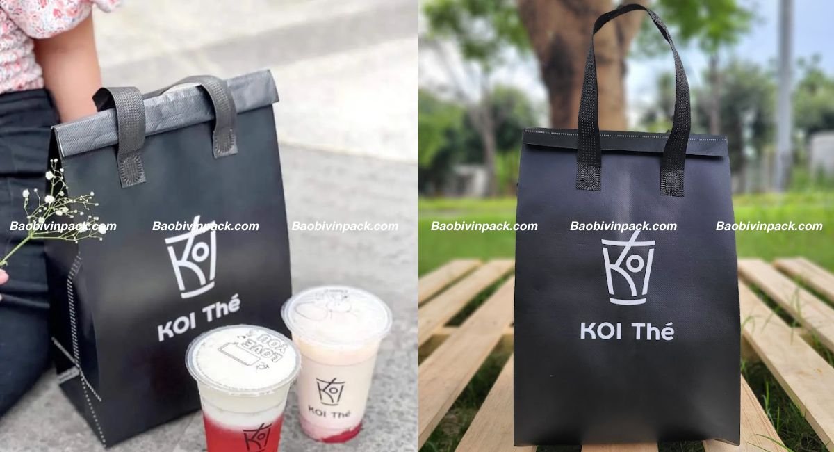 Mẫu túi vải không dệt giữ nhiệt