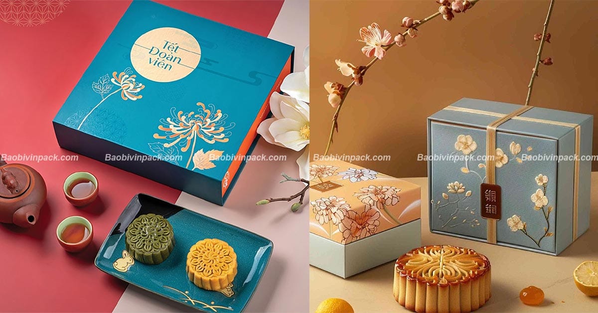 In hộp giấy đựng bánh trung thu Vinpack