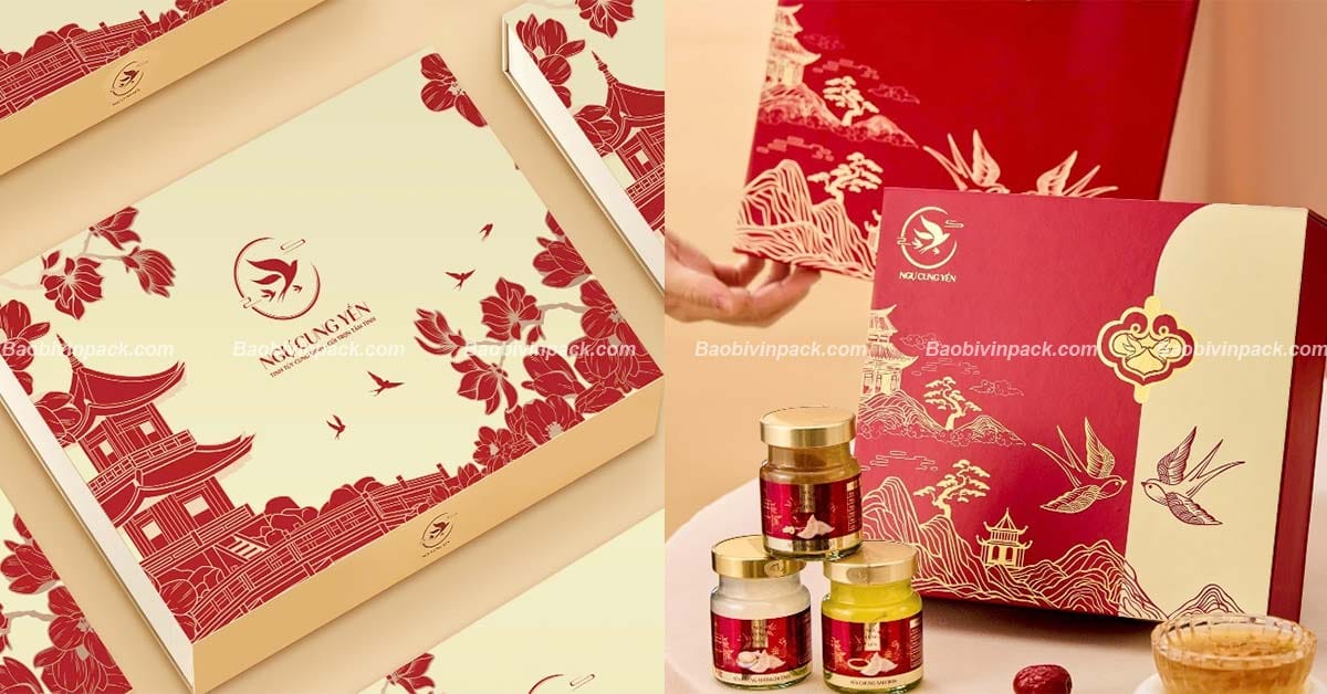 In hộp giấy đựng yến sào Vinpack