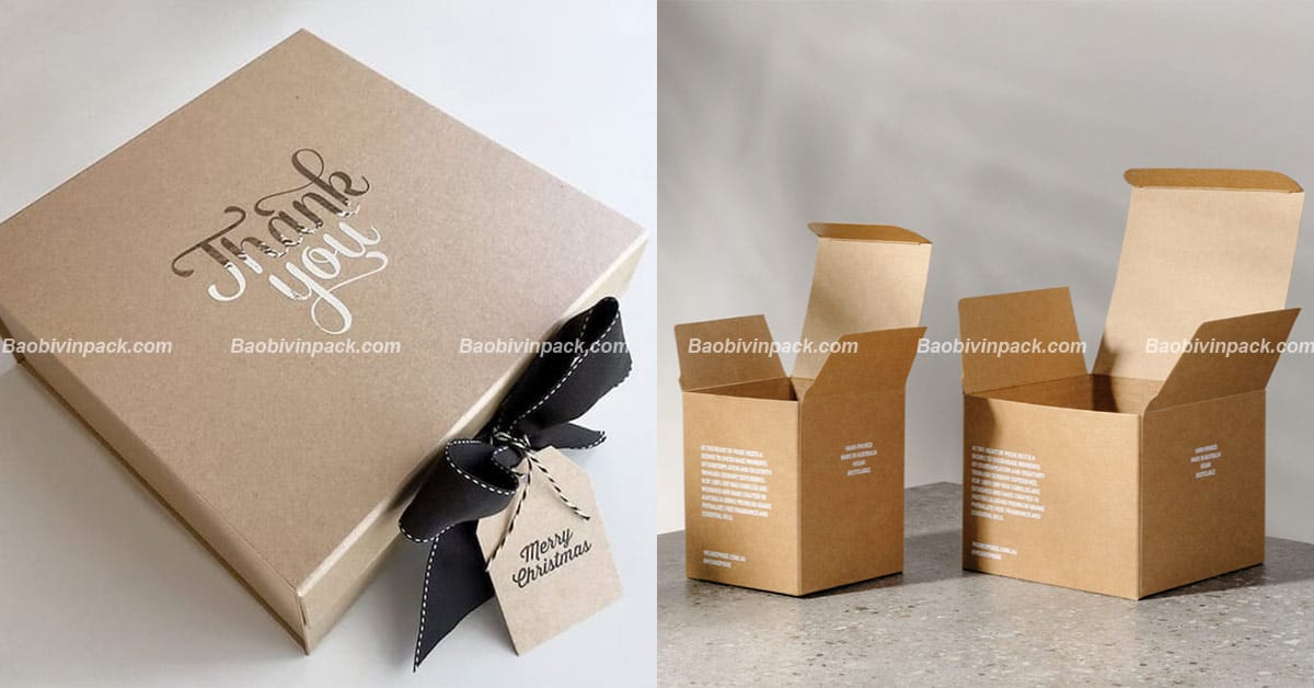 In hộp giấy kraft Vinpack